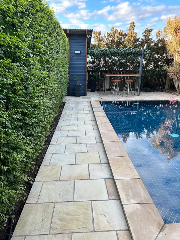 Pressure washing under tree cover in Indooroopilly