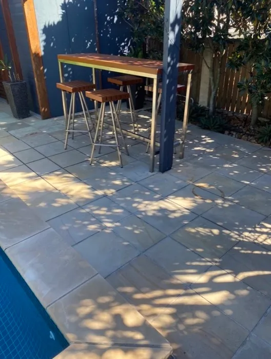 Restored Brisbane home after pressure washing